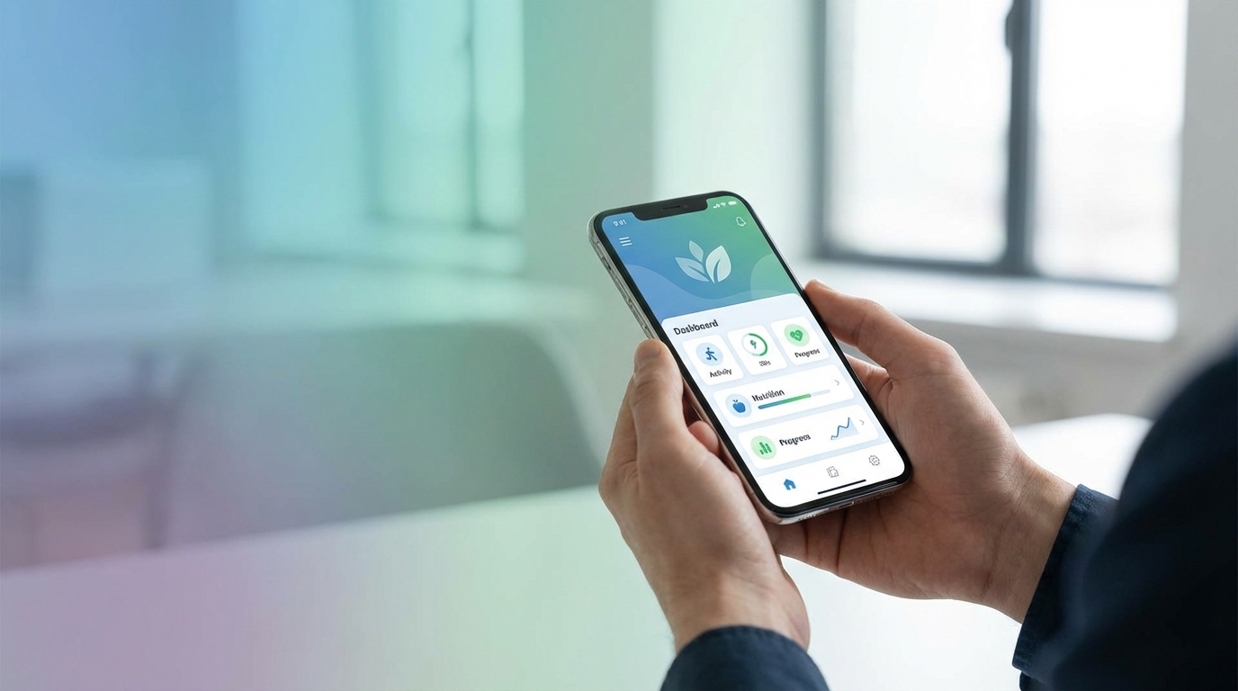 GLP-1 tracker app dashboard showing weekly injections, weight trends, and side effect logs